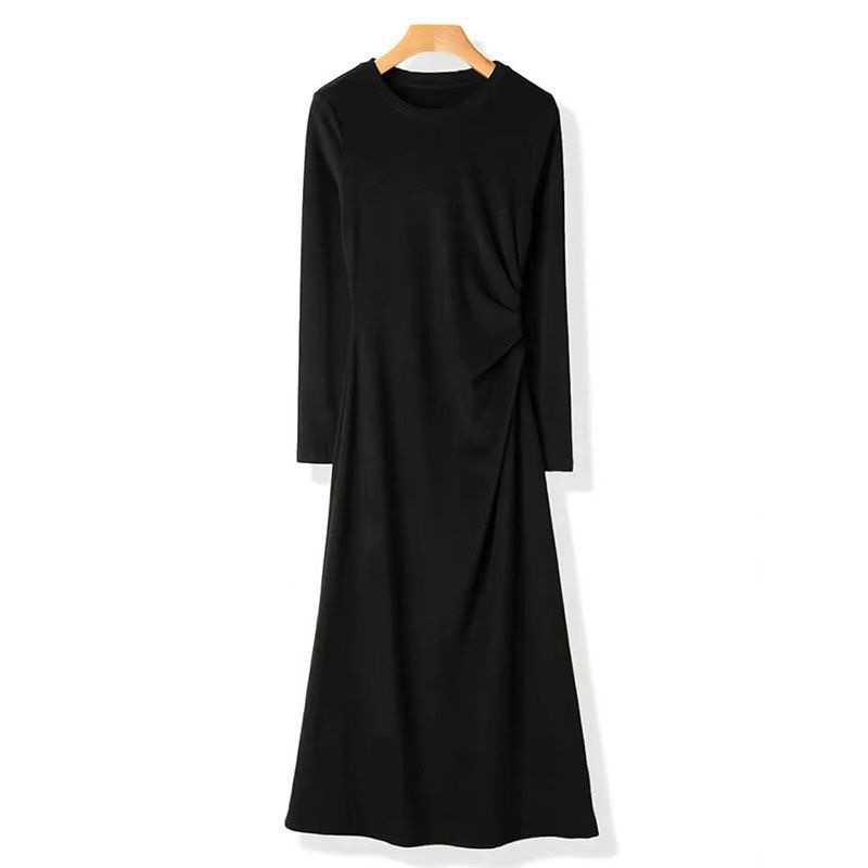 百褶腰部捏褶连衣裙r30小小莎