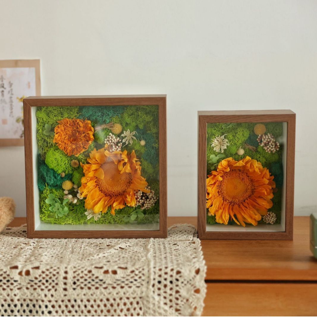 永生花向日葵摆件教师节创意礼物