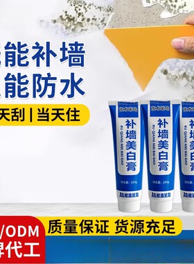 艺术笨鸟补墙膏墙面修补膏白色家用腻子膏防霉净味防水补墙膏