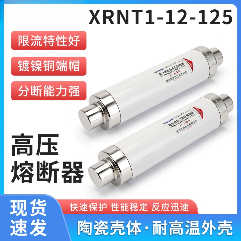 厂供应 XRNT1-12-125户内高压限流熔断器 变压器使用 高分断能力