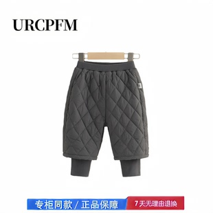 【撤柜专区】品牌专柜  儿童棉裤秋冬150g男女宝宝夹棉休闲长裤