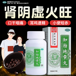 北京同仁堂知柏地黄丸正品水蜜丸男女士补肾滋阴降火阴虚遗精盗汗