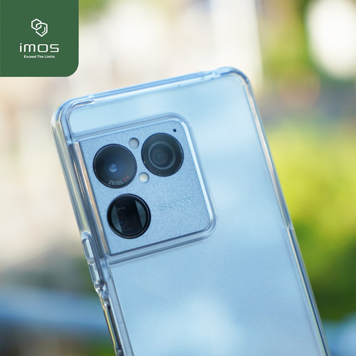 台湾imos适用于Xperia1VIII (八代)轻量化全透明军规双料手机保护壳索尼1mark8全包简约防摔雾面磨砂保护套