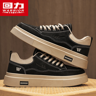 老北京布鞋 回力帆布男鞋 百搭学生复古日系防滑板鞋 春季 子 2026新款