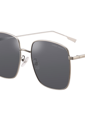 洛伊士偏光方形复古男女太阳眼镜