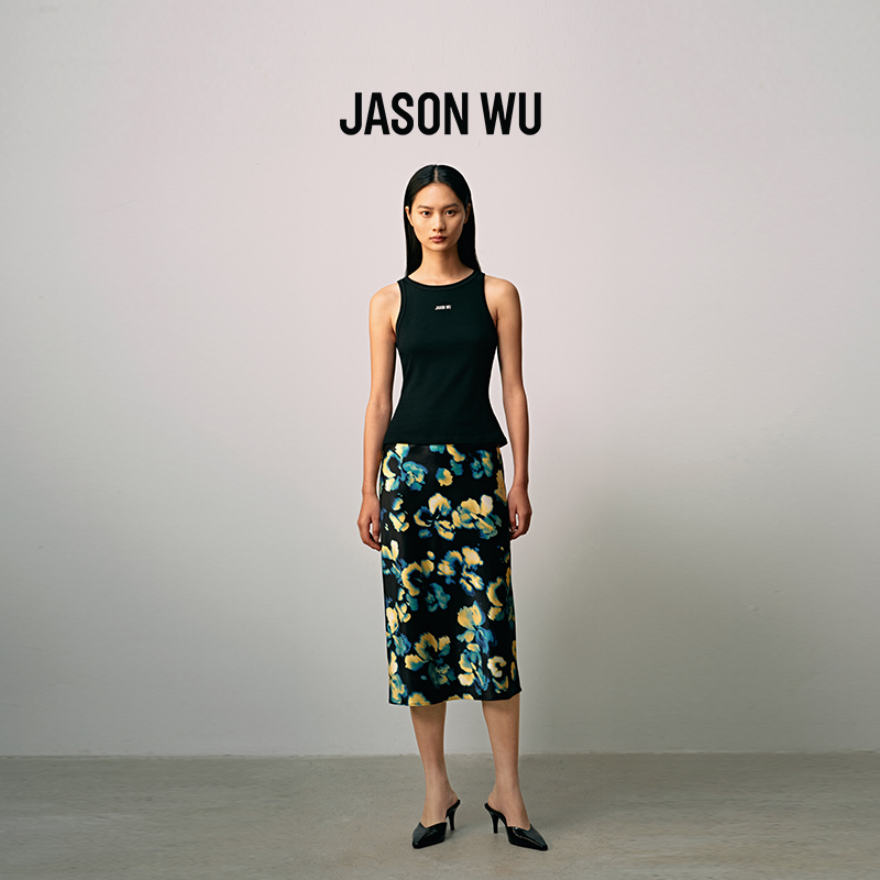 Jasonwu中长通勤印花