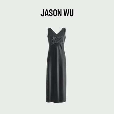jasonwu通勤三醋酸V领