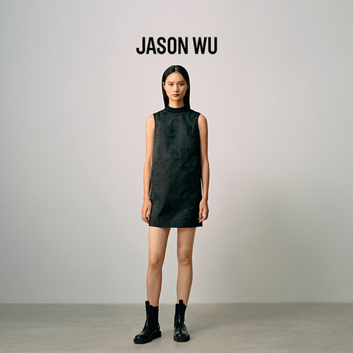 【董洁同款】JASON WU 新款新中式宴会礼服裙连衣裙小黑裙