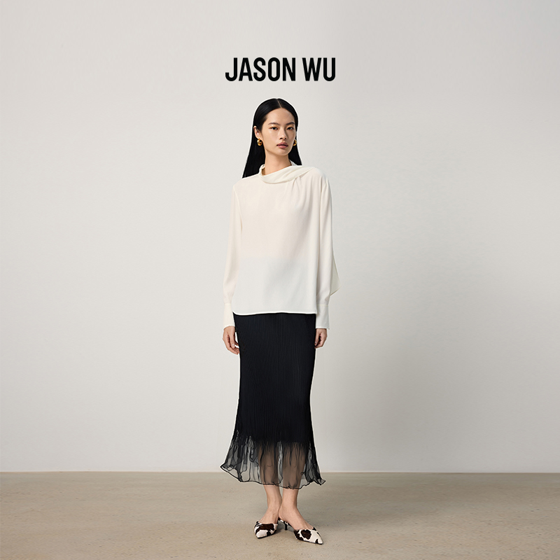 早秋裙子jasonwu荷叶边