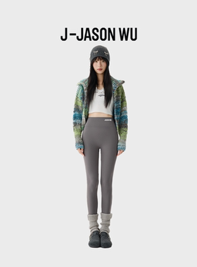 JASON WU-J系列瑜伽裤外穿高腰秋冬薄绒兔绒羊驼绒加厚显瘦打底裤