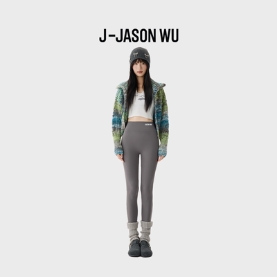 JASONWU瑜伽裤外穿高腰瘦打底裤