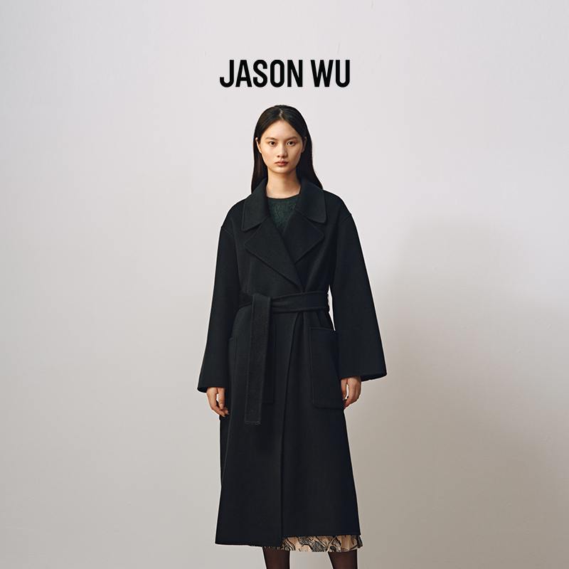 JASONWU长款手缝双面呢