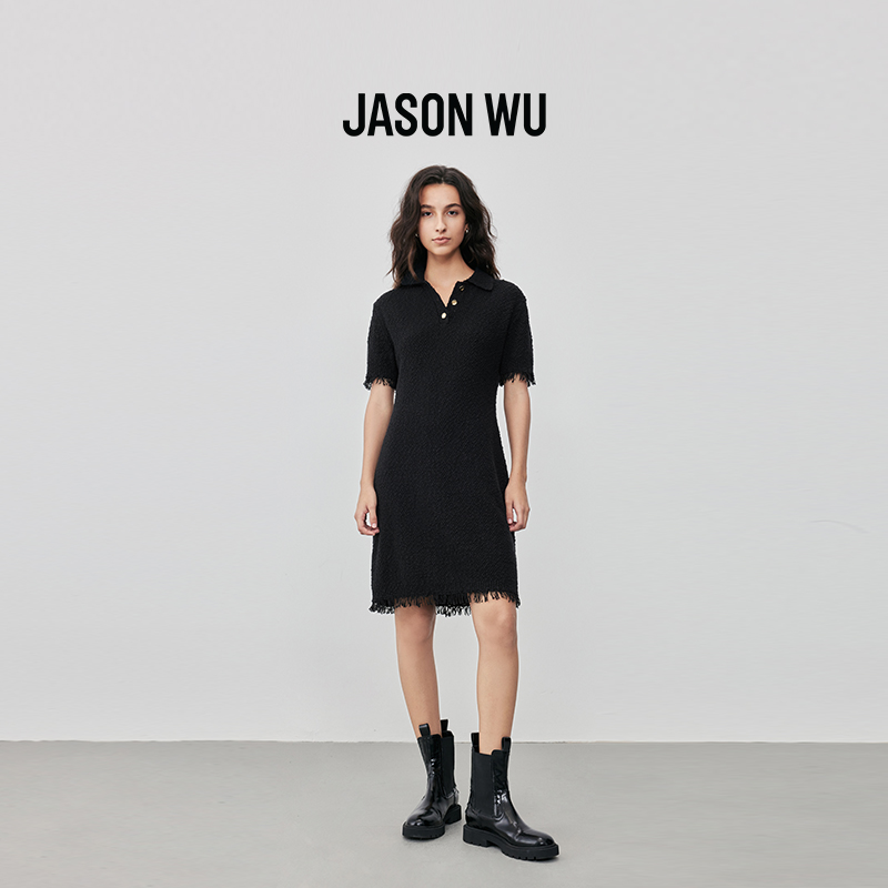 JASONWU通勤流苏针织