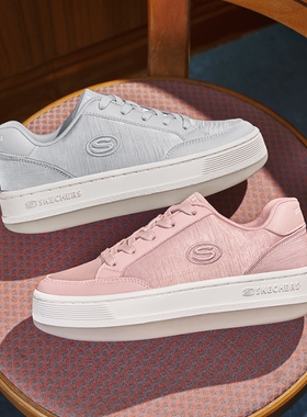 Skechers斯凯奇秋冬新款女子轻质舒适厚底缓震时尚休闲板鞋177770