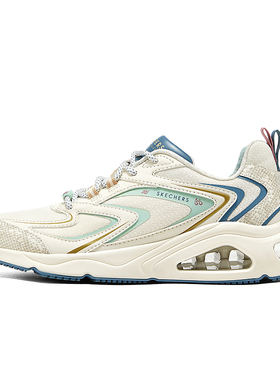 Skechers斯凯奇女鞋25新款气垫跑步鞋防滑耐磨休闲运动鞋800029