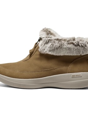 Skechers斯凯奇秋冬新款女子加绒保暖雪地靴舒适缓震休闲靴144664