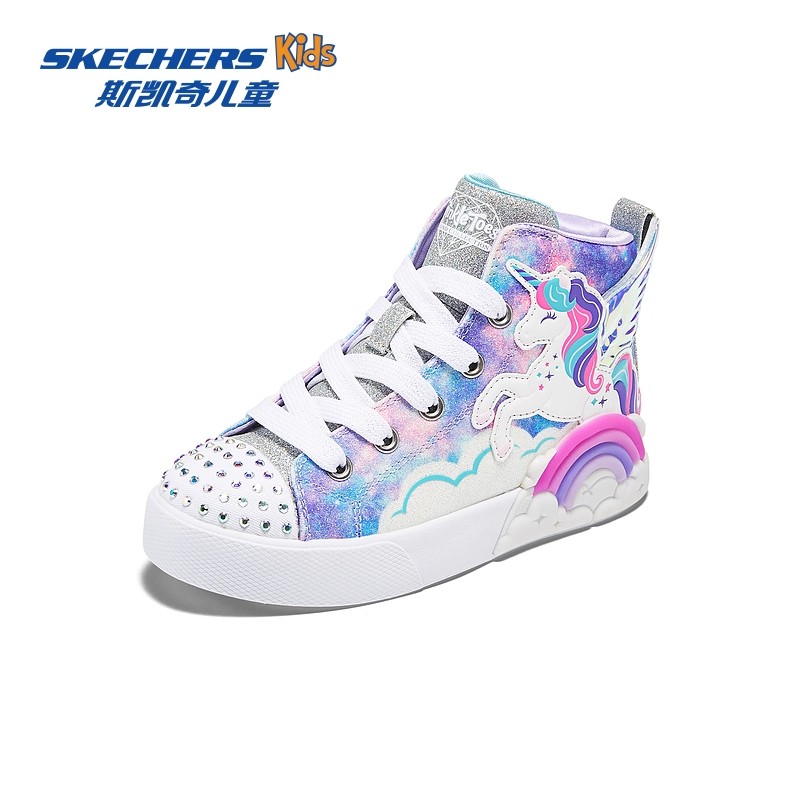 Skechers斯凯奇女童秋冬休闲板鞋