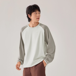 T恤P425M111 套头运动长袖 Skechers斯凯奇男士 秋冬轻盈保暖打底衫