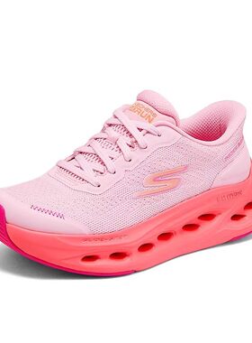 Skechers斯凯奇女子春夏闪穿专业跑步鞋抓地防滑休闲运动鞋129403
