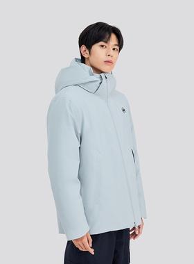 Skechers斯凯奇男士秋冬短款防风保暖休闲运动羽绒服外套P424M075