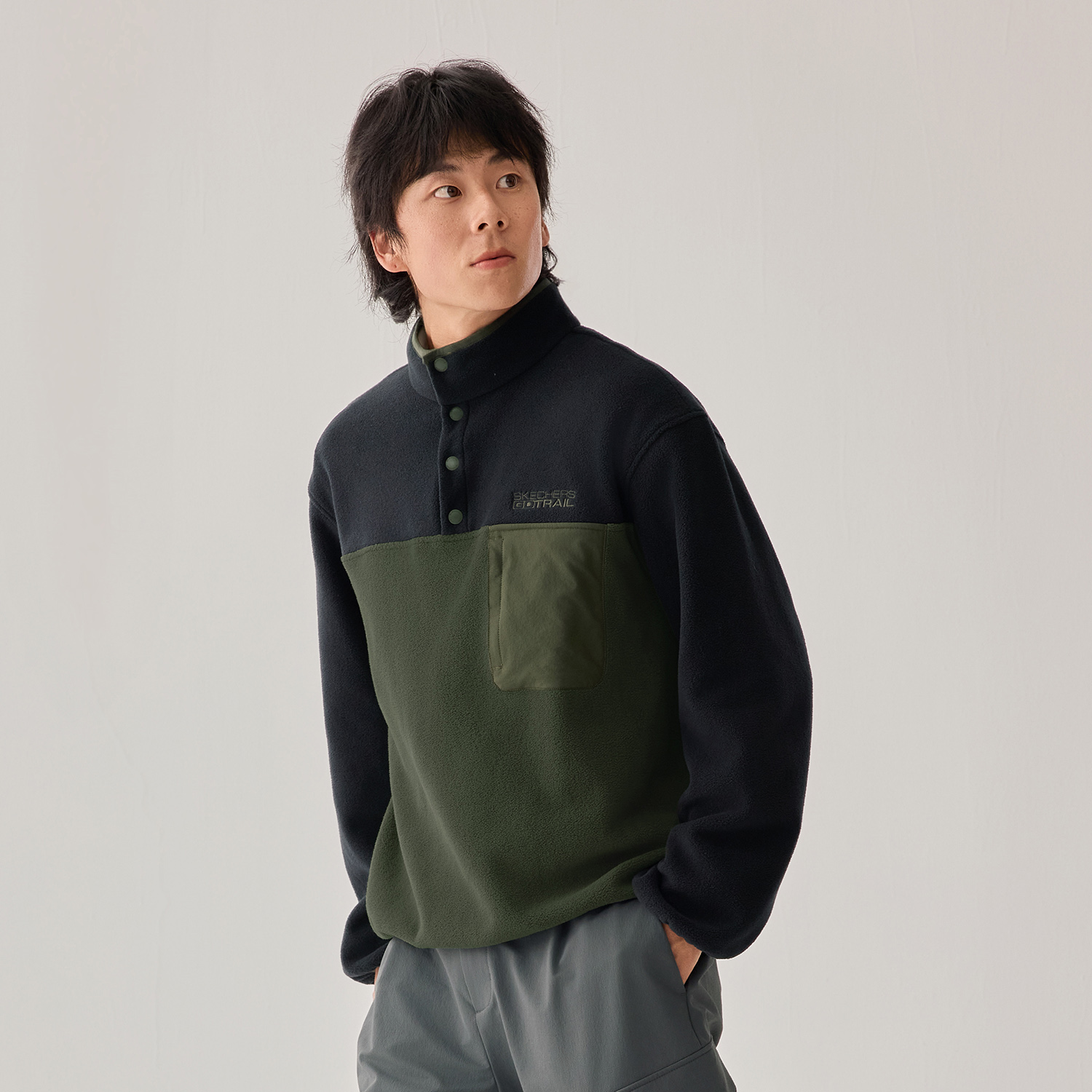 Skechers斯凯奇男子户外运动外套