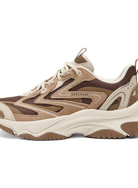 Skechers斯凯奇秋冬新款女子时尚百搭老爹鞋舒适厚底休闲鞋177594