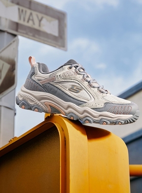 Skechers斯凯奇秋冬新款女子时尚休闲运动鞋厚底增高机甲鞋180124