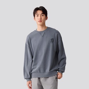 Skechers斯凯奇男女同款 潮流学院风保暖休闲卫衣L325U048 秋冬时尚