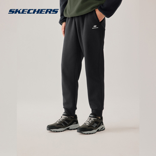 潮流针织休闲长裤 加绒束脚裤 L425M070 秋冬款 Skechers斯凯奇男士