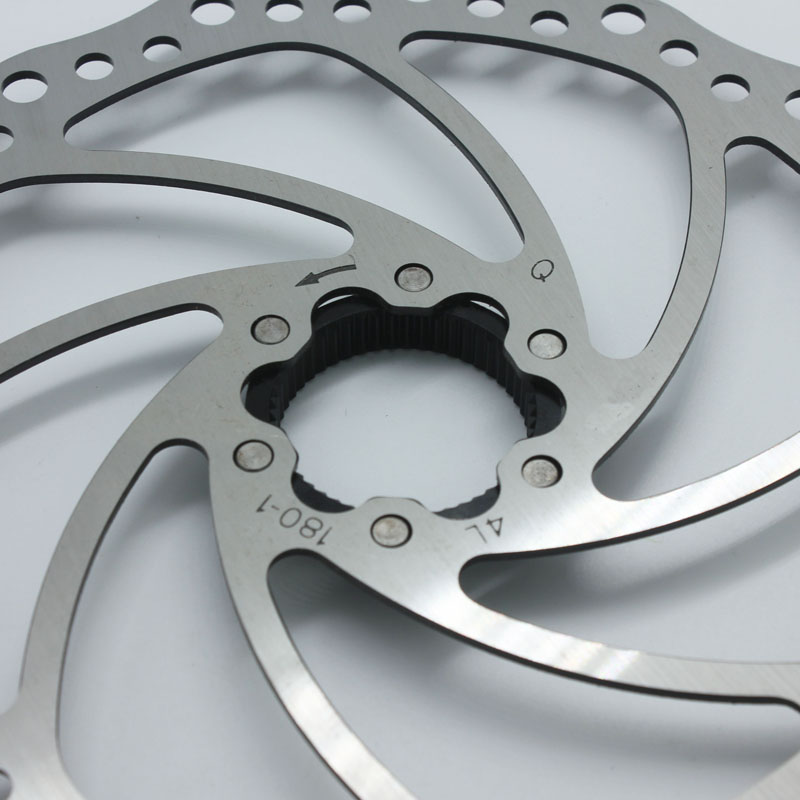 包邮山地车 中央锁死转六钉螺丝碟刹转换座花鼓中锁转六钉盘片环