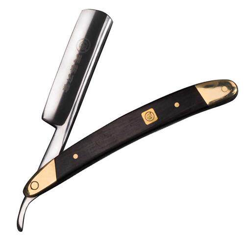 天艺黑檀木铜头老式剃刀理发手动剃须刀刮胡刀剃头刀家用刮脸刀