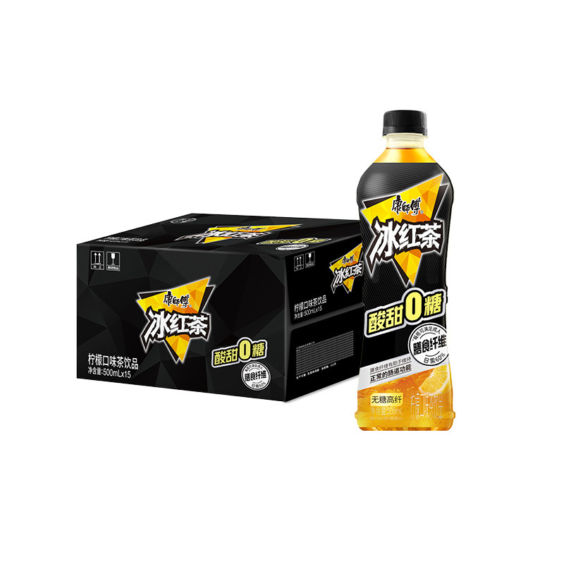 新货王一博代言康师傅冰红茶500ml多口味官方授权正品批发团购