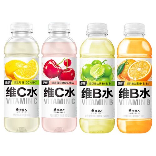 外星人维C维B水500mL*15瓶组合装
