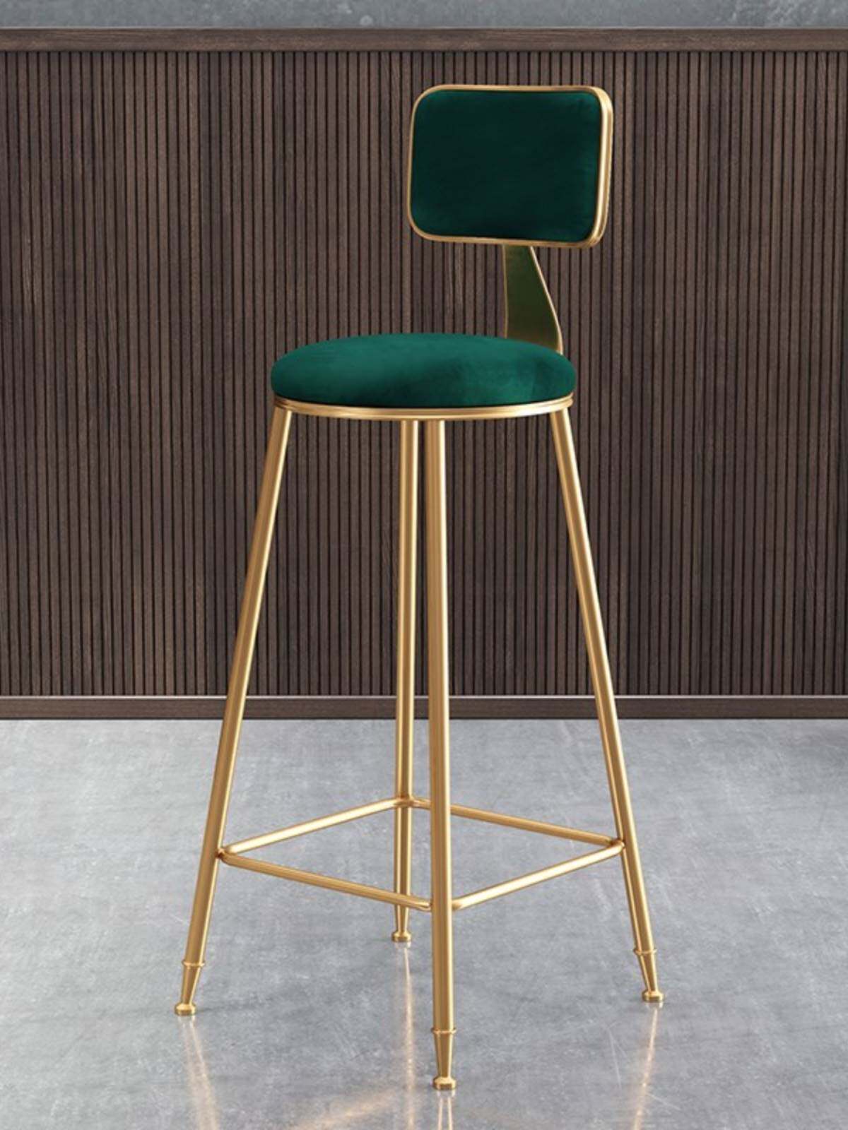 北欧简约现代酒吧椅高脚凳家用靠背高椅子餐椅高凳子吧台椅包邮