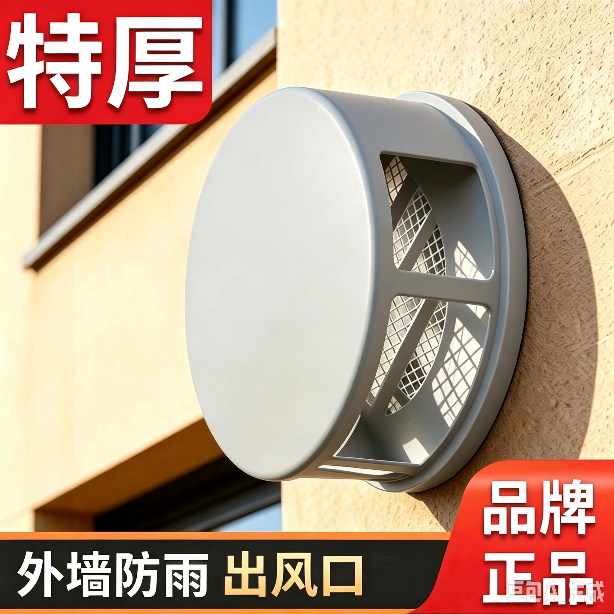 不锈钢风帽油烟机外墙防风罩卫生间排气口出风罩防鸟罩透气防雨帽