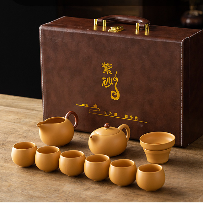 凤鸣壶手工泡茶壶黄段泥原矿紫砂