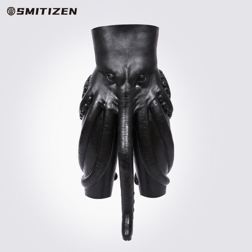 Smitizen硅胶触手裤cos道具纯黑章鱼裤肌肉裤装备角色扮演克苏鲁