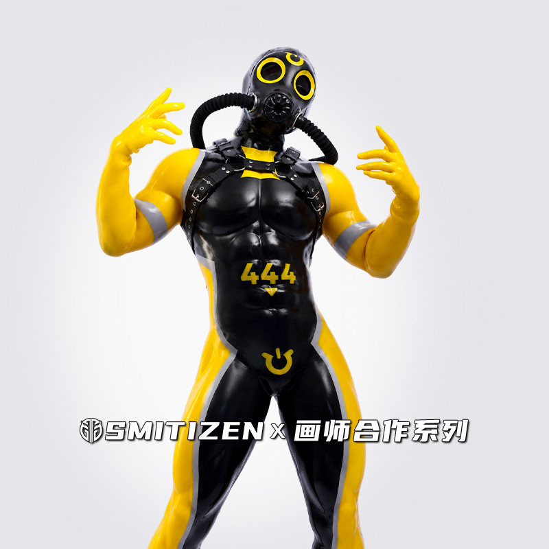 SMITIZEN仿乳胶亮面肌肉衣画师合作系列危化套装