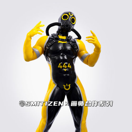 SMITIZEN仿乳胶亮面肌肉衣画师合作系列危化套装