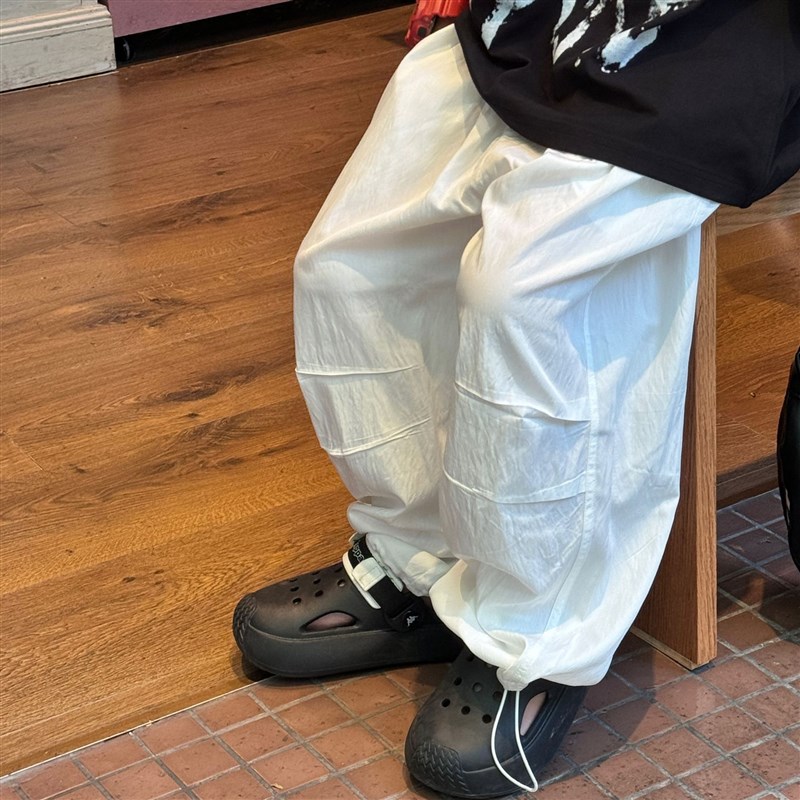 貌貌妈家202i4夏季新款韩版男女童工装裤防蚊裤儿童很薄长裤凉快