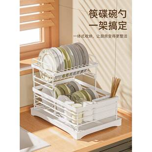 6730用放碗晾碗架筷 厨房具碗碟碗盘水架水槽置沥物架盘子家碗BID