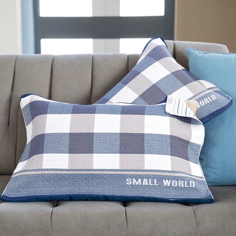 枕巾纯棉一对装g全棉枕头垫巾高档2024新款防头油四季学生宿舍男