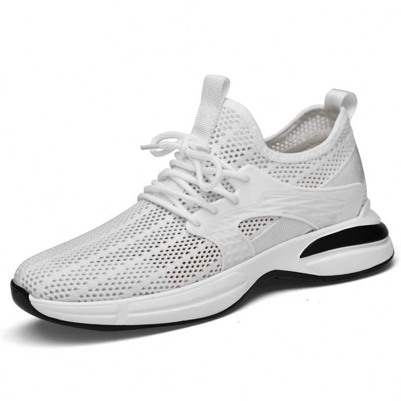 夏季增高鞋男10cm透气镂空休w闲鞋轻便内增高男鞋8cm6cm网面运动