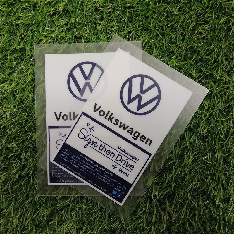 大众车贴挡风玻璃贴改装贴纸汽车文化静电贴