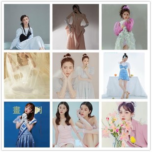 复t古油画风高级感连衣裙少女艺术照服饰 法式 影楼写真服装 女新款