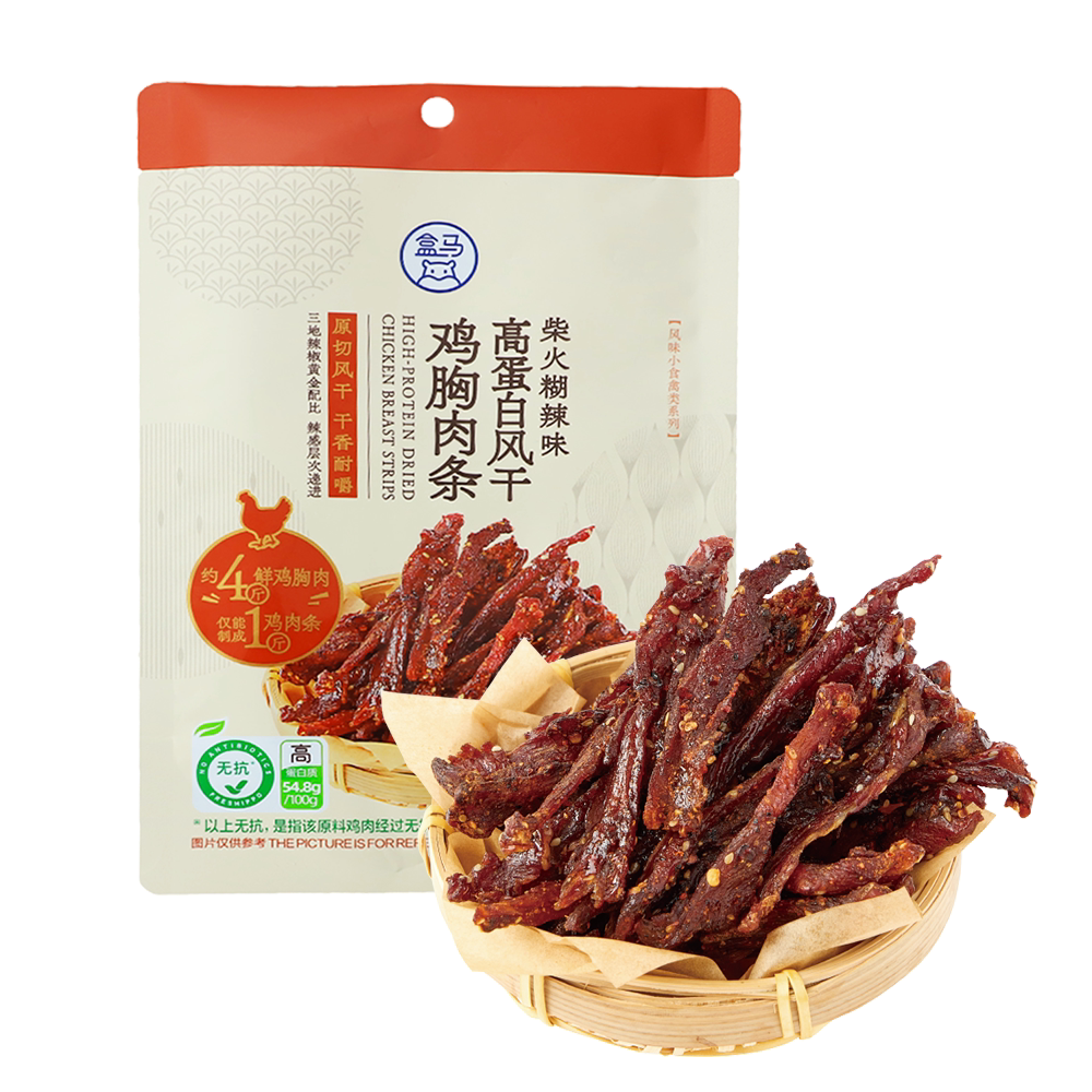 会员超市风干鸡胸肉香辣图片