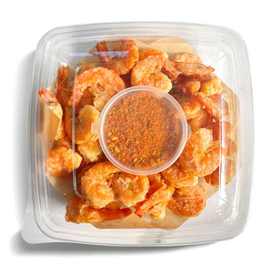 山姆代购 MM椒盐虾 一盒配坚果脆香粉 预制年菜去头开背南美白虾