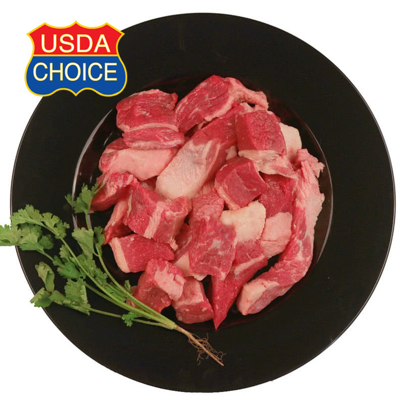 山姆会员超市代购 美国谷饲牛腩1kg肥瘦相间 生鲜原切 炖煮牛肉块
