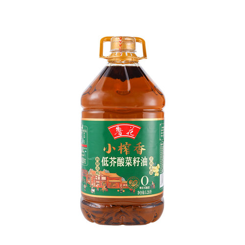山姆会员超市代购 鲁花 小榨香低芥酸菜籽油5.28L 非转一级食用油