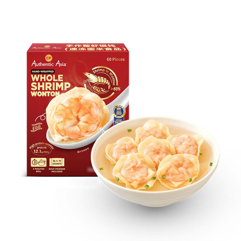 山姆超市代购 手作整虾馄饨770g 泰国进口CP速食整虾仁肉水饺子